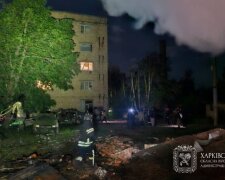 Последствия удара по Харькову: поврежденные дома