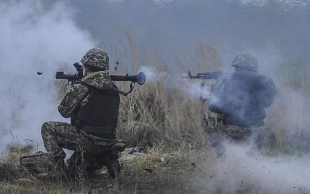 Украинские герои уничтожили позицию оккупанта в АТО