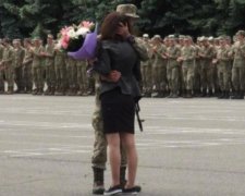Одесский курсант сделал свою присягу незабываемой для невесты