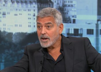 Джордж Клуни, кадр из CBS Mornings
