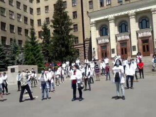 протест студентів, скріншот з відео