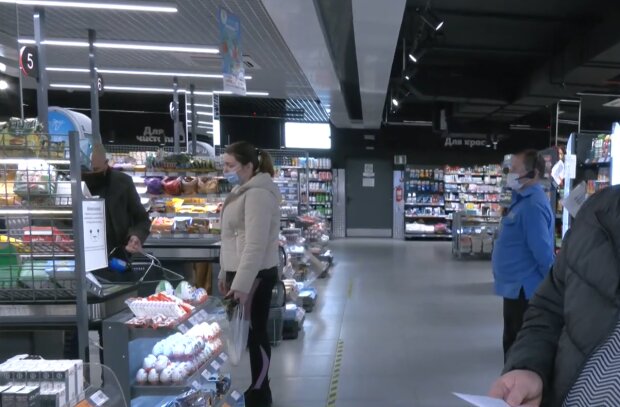 Супермаркет, кадр из видео