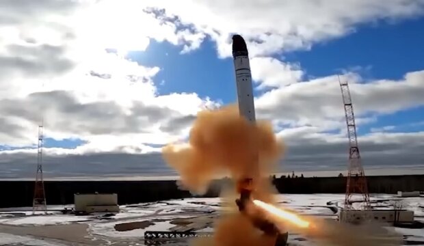 Випробовування ядерної ракети. Фото: скриншот youtube