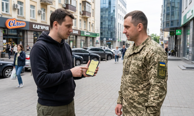 Мобилизация в Украине. Фото: сгенерированное ИИ