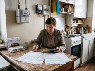 платіжка за газ комуналка лічильник