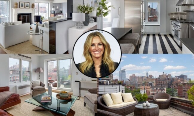 Джулія Робертс продає  квартиру та віллу за 35 млн доларів