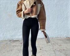 Сочетание леггинсов с одеждой, фото: Instagram