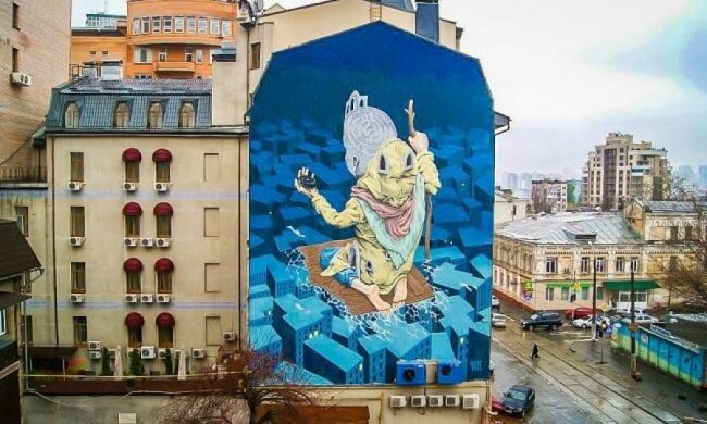 Київські мурали виявилися пропагандистським проектом