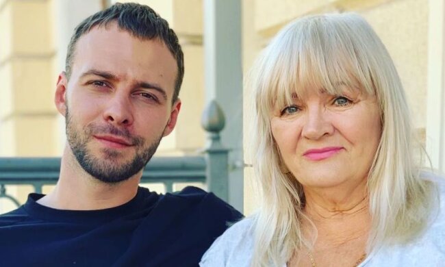 Макс Барських з мамою, фото з Instagram