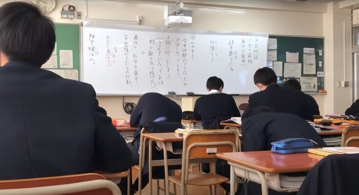 Японская школа, скриншот: Youtube