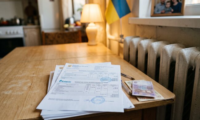 комунальні платіжки рахунок опалення квартира