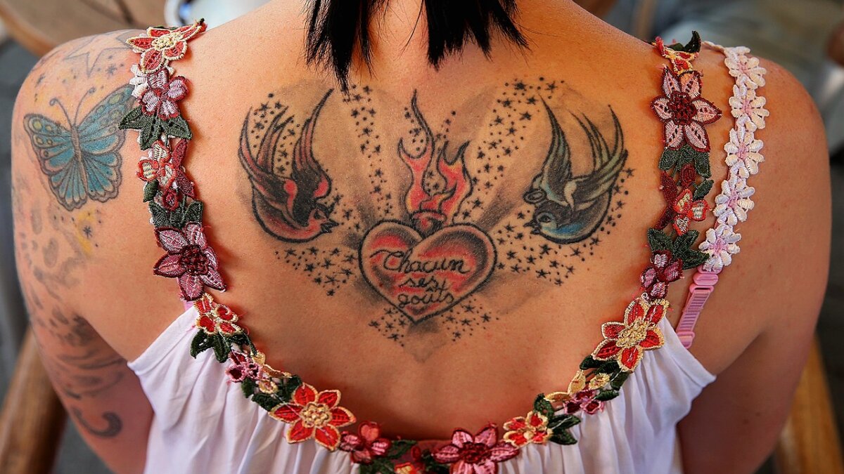 Татуировки девушек на интимных местах. ч.2