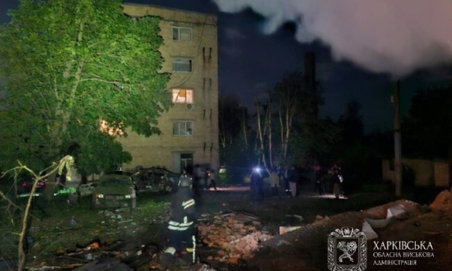 Последствия удара по Харькову: поврежденные дома