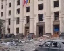 Последствия атаки боевиков, фото: скриншот из видео