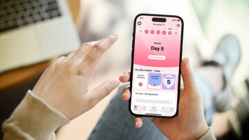 Flo Health, скріншот програми