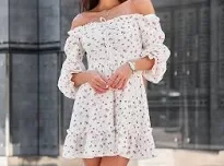 Сукня, біла сукня, сукні, що приховують живіт. Фото Staff