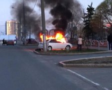 Киевский поджигатель добрался до министерского авто