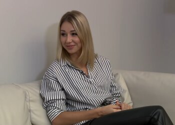 Лера Козлова, екссолістка гурту "Ранетки", кадр з інтерв'ю