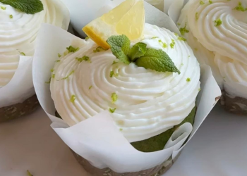 Яркие лимонные мафины: фото скрин рецепта