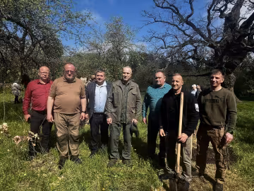 Держекоінспекція долучилась до акції на Черкащині "Дуби Шевченка єднають Україну"