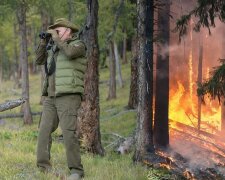 Поїздку Путіна в тайгу перетворили на дошкульні меми