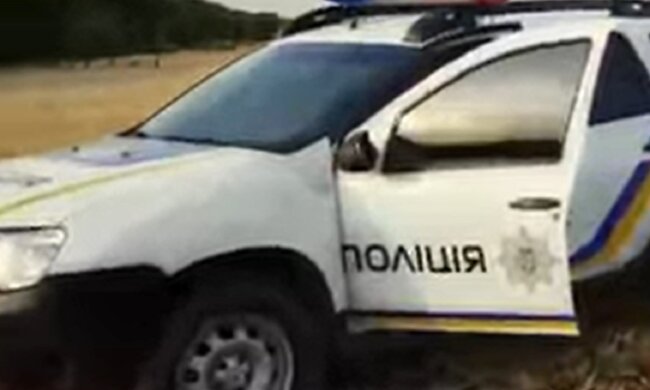 Автомобіль поліції, зображення ілюстративне, кадр з відео: Facebook поліція Харківської області