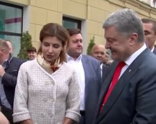 Петро і Марина Порошенко, скріншот