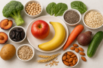 Продукты для здорового питания, изображение сгенерированное ИИ