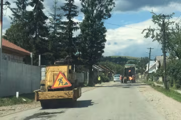 Ремонт дороги у Закарпатській області, скріншот