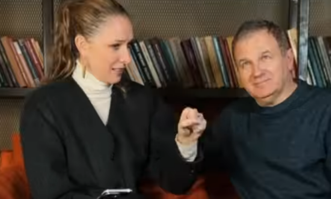 Катя Осадчая и Юрий Горбунов, кадр из видео