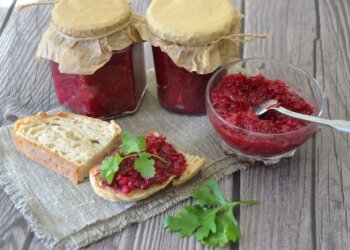 Свекла с хреном и чесноком, фото из свободных источников