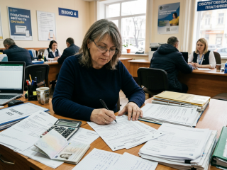 Податкова звітність. Фото: згенероване ШІ