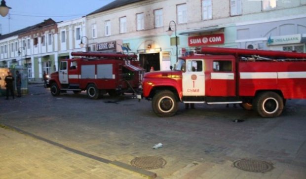 В офисе "Свободы" в Сумах раздался взрыв