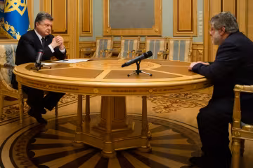 Петро Порошенко та Ігор Коломойський