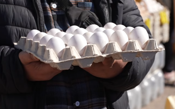 Цены на яйца. Фото: скрин youtube