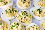 Вкусная закуска к любому столу: фаршированные яйца с сыром