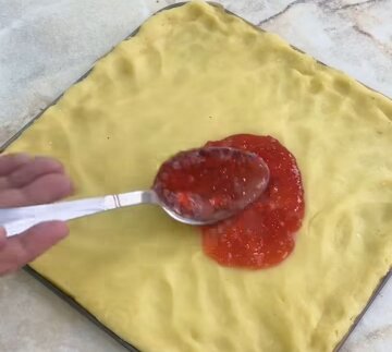 Венское печенье с джемом: фото скрин рецепта