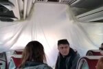эвакуированные украинцы, скриншот с видео