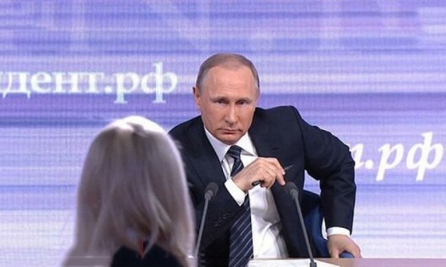 Нагодуй з лопати: в інтернеті висміяли прес-конференцію Путіна (фото)
