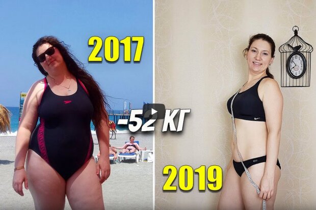 Марія Міроневіч до і після схуднення, скрін з відео