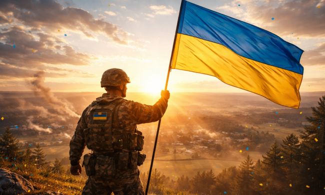 Флаг Украины, военный, победа, изображение: Знай.ua