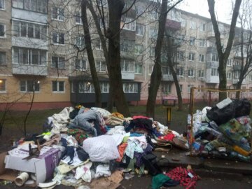 Свалка в Тернополе, фото: социальные сети