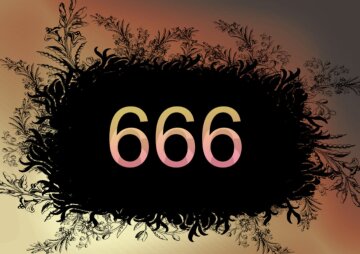 Число 666, зображення з вільних джерел