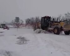 Снегопад, кадр из видео