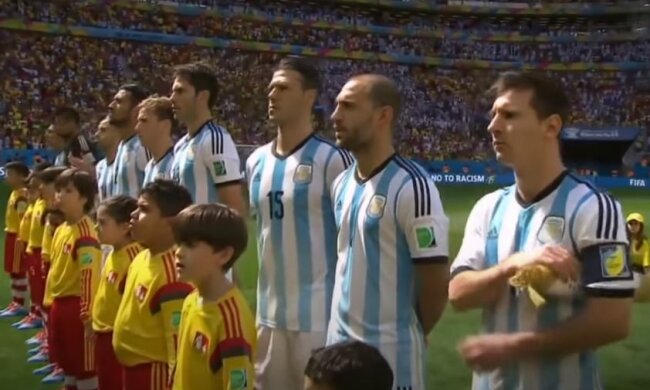 Сборная Аргентины, скриншот: YouTube