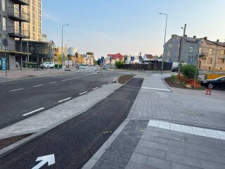 Улица Залізнична во Львове после ремонта
