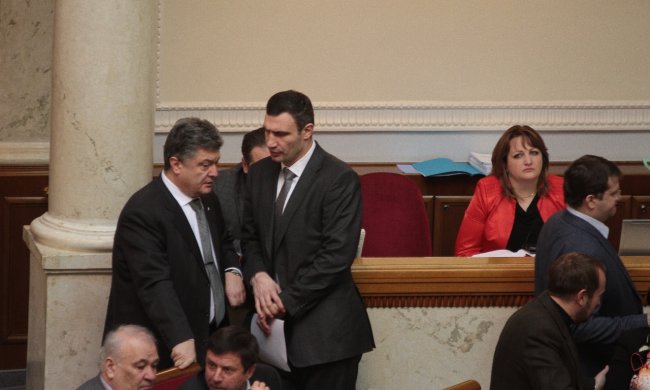 Петро Порошенко та Віталій Кличко