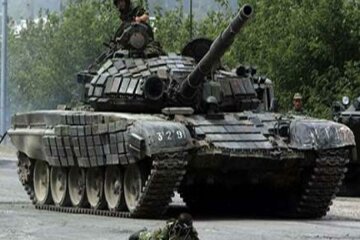 Боевики из танков обстреляли Пески и Водяное
