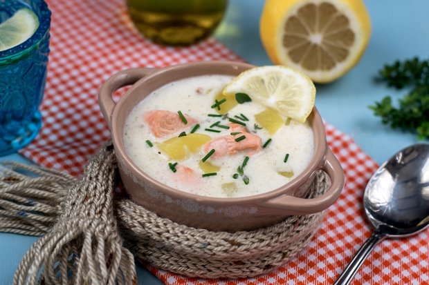 Пробуем норвежскую кухню: сливочный суп с семгой