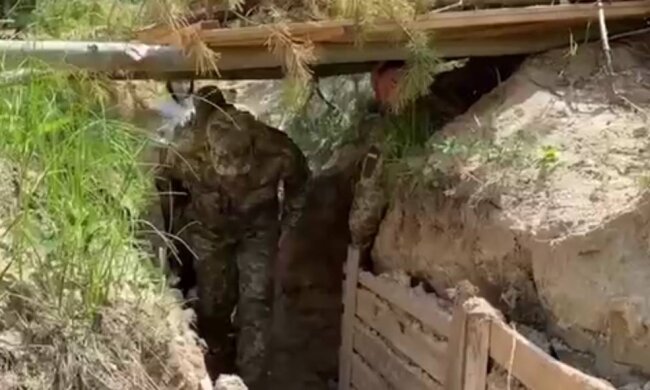 Військові, фото: скріншот з відео